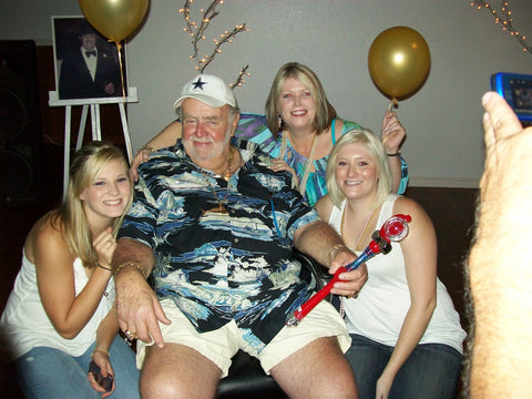 Big Butch Pictured above with his daughter, Christina, and his two granddaughters, Lauren and Taylor