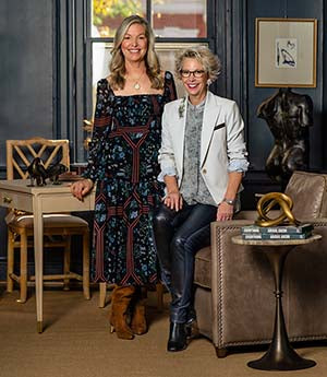 Amanda Mertins and Kimberly Weiler, owners of Patina Polished Living