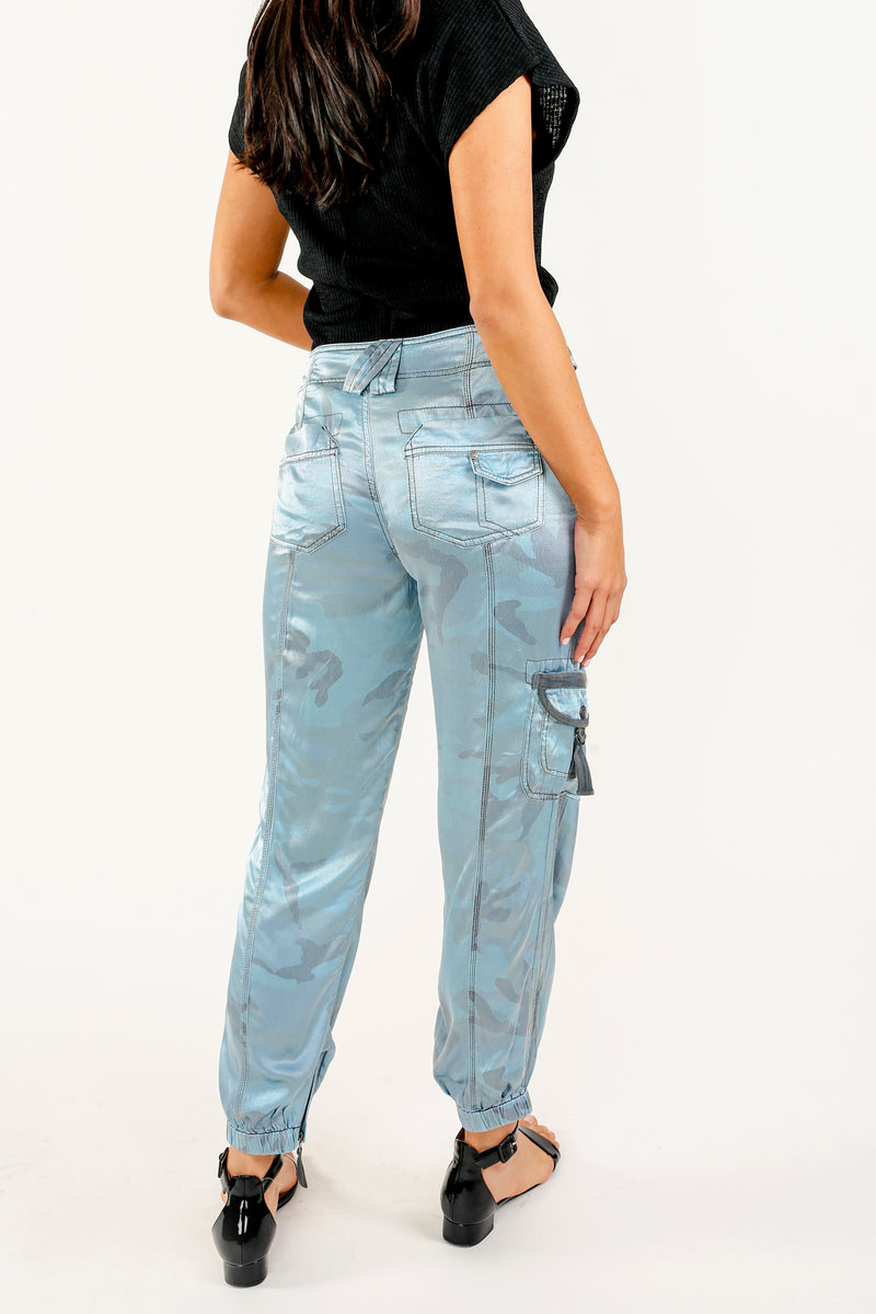 silky cargo pants