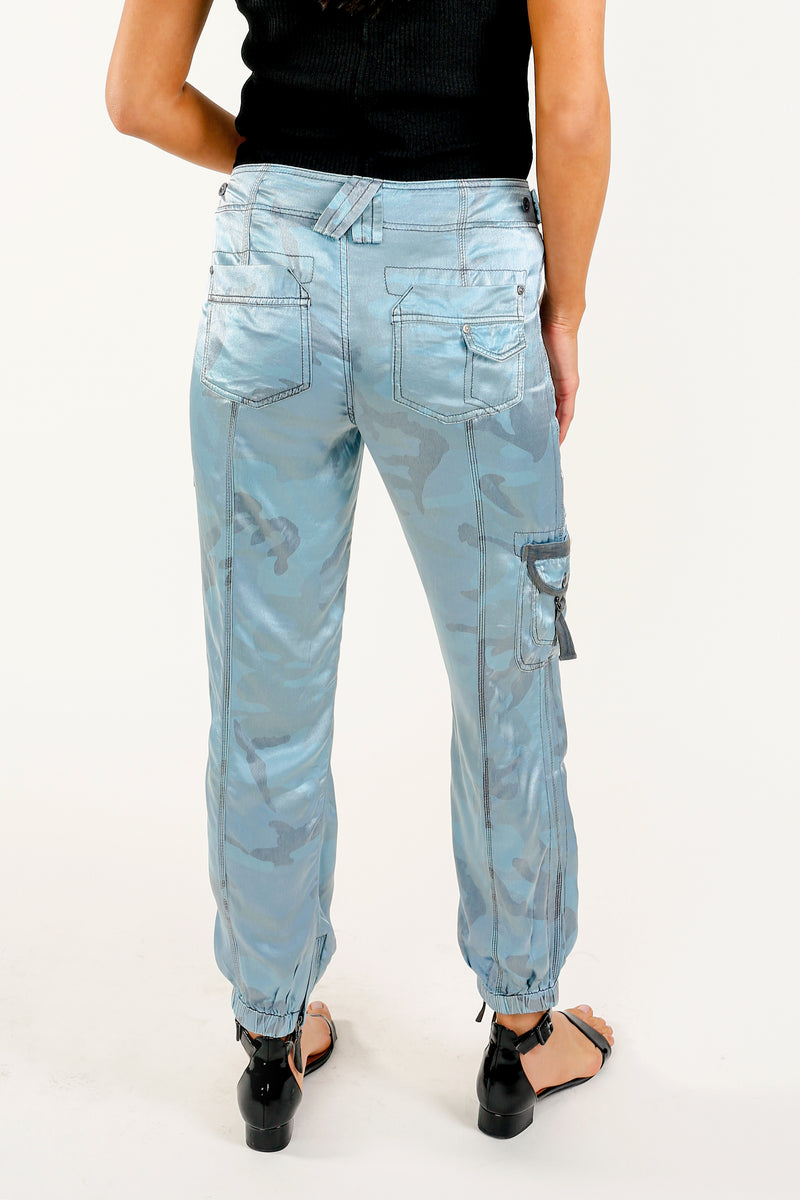 silky cargo pants