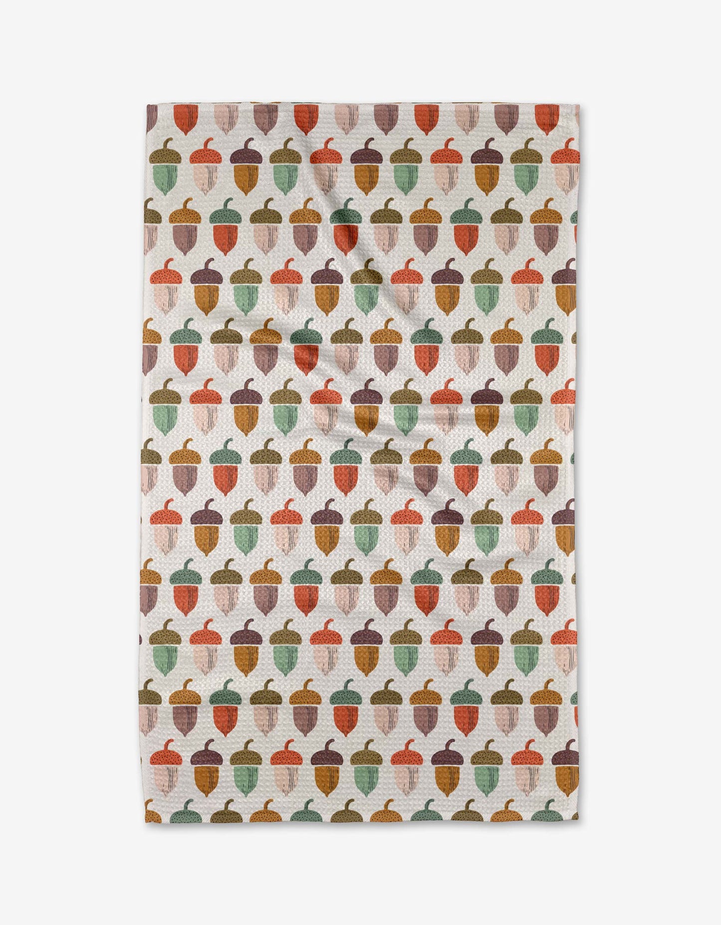 Geometry Kitchen Tea Towel — berry + basil