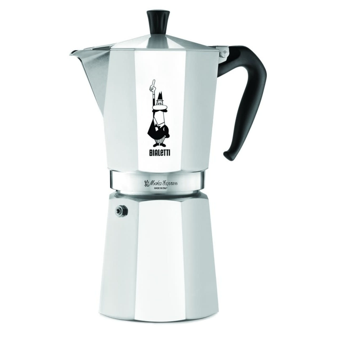  Bialetti - Moka Induction, Moka Pot, Suitable for all Types of  Hobs, 2 Cups Espresso (2.8 Oz), 90 milliliters,Black: Home & Kitchen