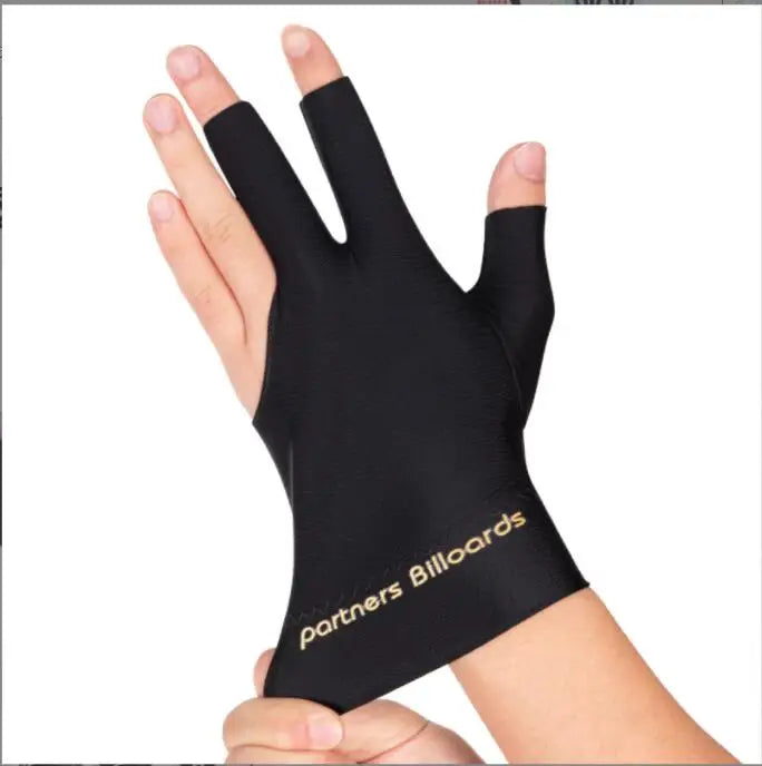 billiards three finger gloves Snooker Glove Left Hand Special High Grade Fingerless Billiard Gloves Snooker Billiard Pool Gloves
