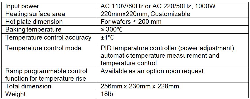 110VAC 1000-Watt Hot Plate