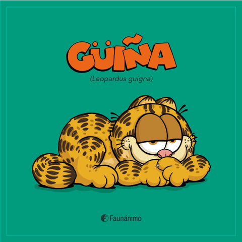 Dibujo de gato güiña al estilo garfield