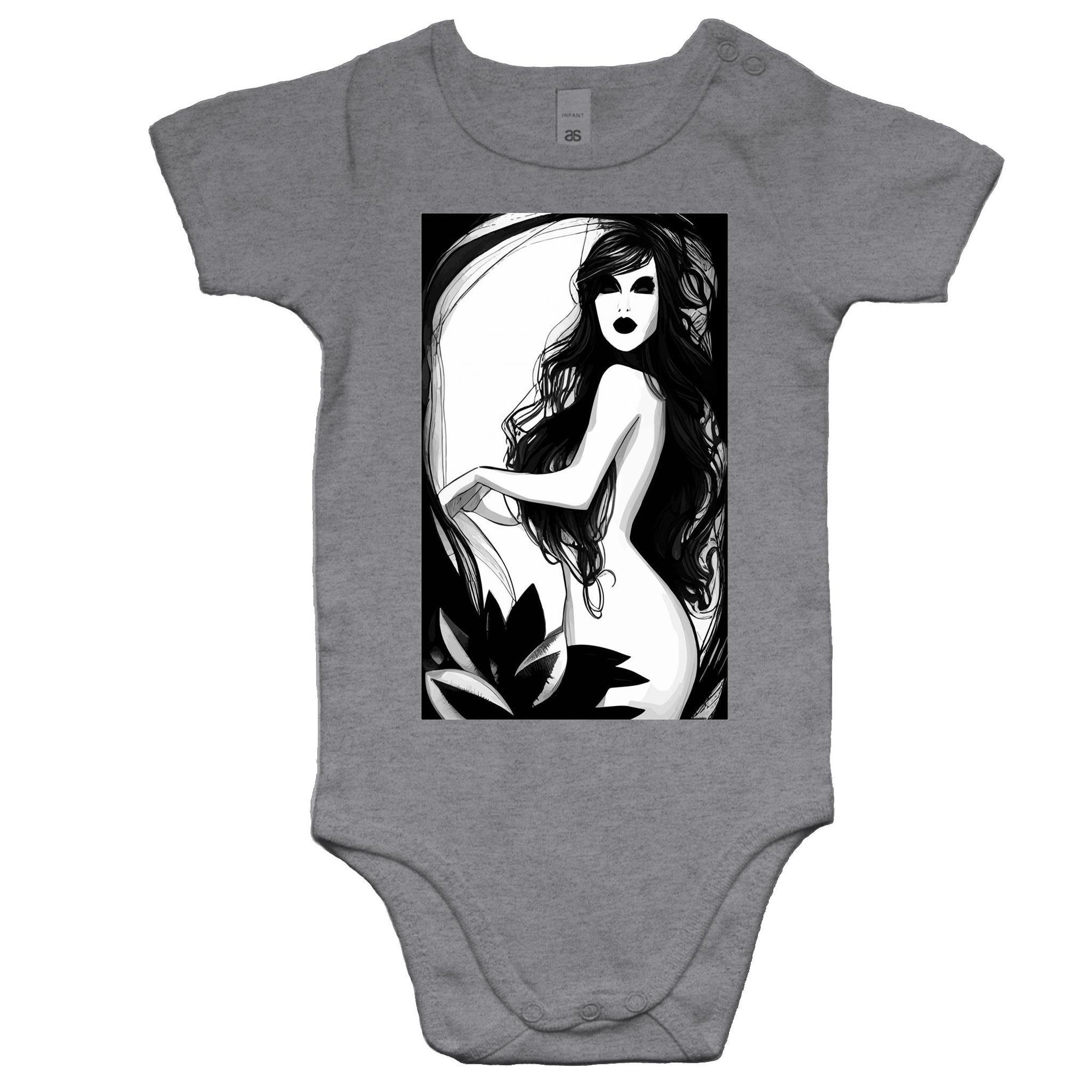 Gothic Vamp - Baby Onesie Romper Arty Threads Australia