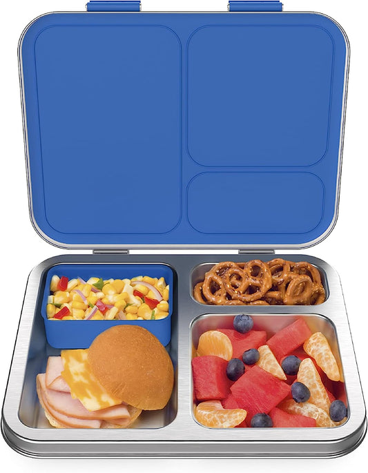 Bentgo Kids' Snack Leak-Proof Storage Container Green/Navy