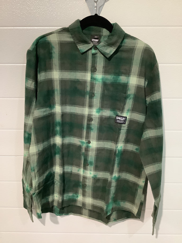 OAKLEY CABIN PLAID FLANNEL GREEN CHECK – SPR Motorsports & Marine