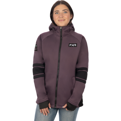 FXR WOMENS MAVERICK SOFTSHELL JACKET MUTED GRAPE/BLACK