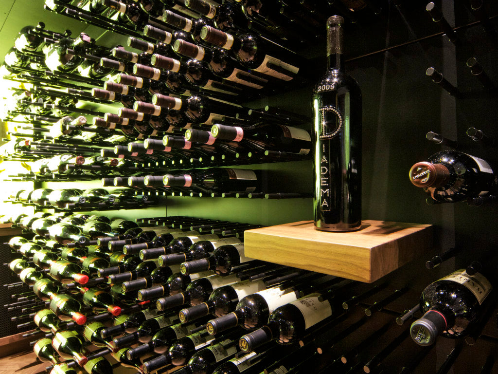 Modern wine storage display system
