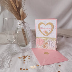 Cartes de mariage artisanales – Souvenir inoubliable fait main
