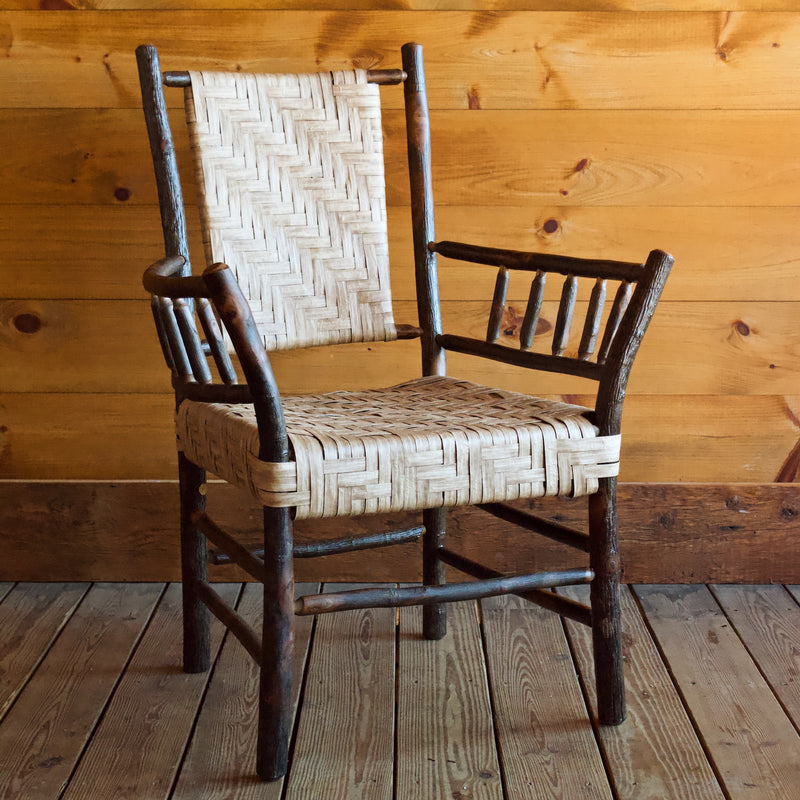 Keene Valley Chair in Hickory and Splint Rustic ...