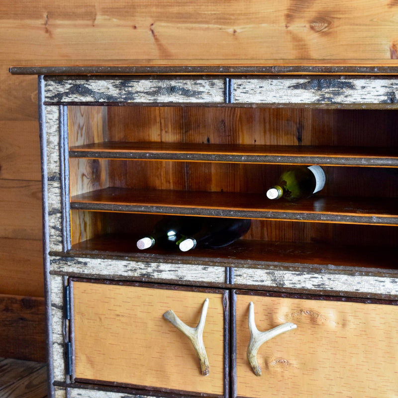 Rondack Wine Cabinet Handmade Adirondack Rustic Furniture