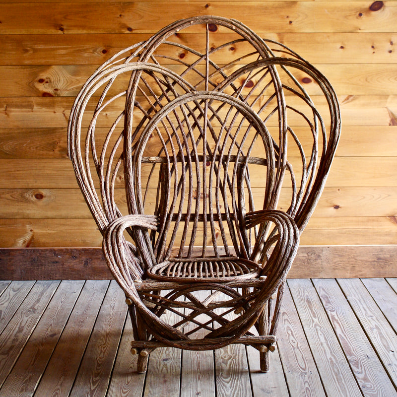 Rustic Bentwood Willow Chair Adirondack Rustic Furniture