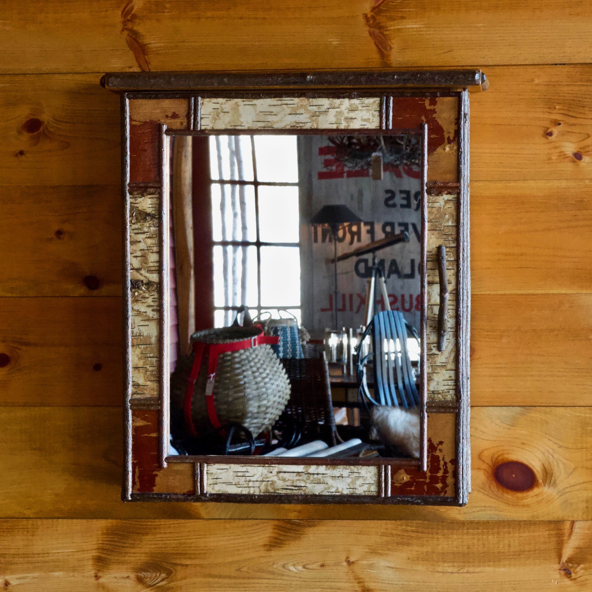 Birch Bark Medicine Cabinet Adirondack Rustic Furniture Dartbrook Rustic Goods