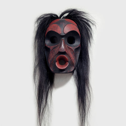 Wild Woman of the Woods Mask by Kwakwaka'wakw artist Erich Glendale