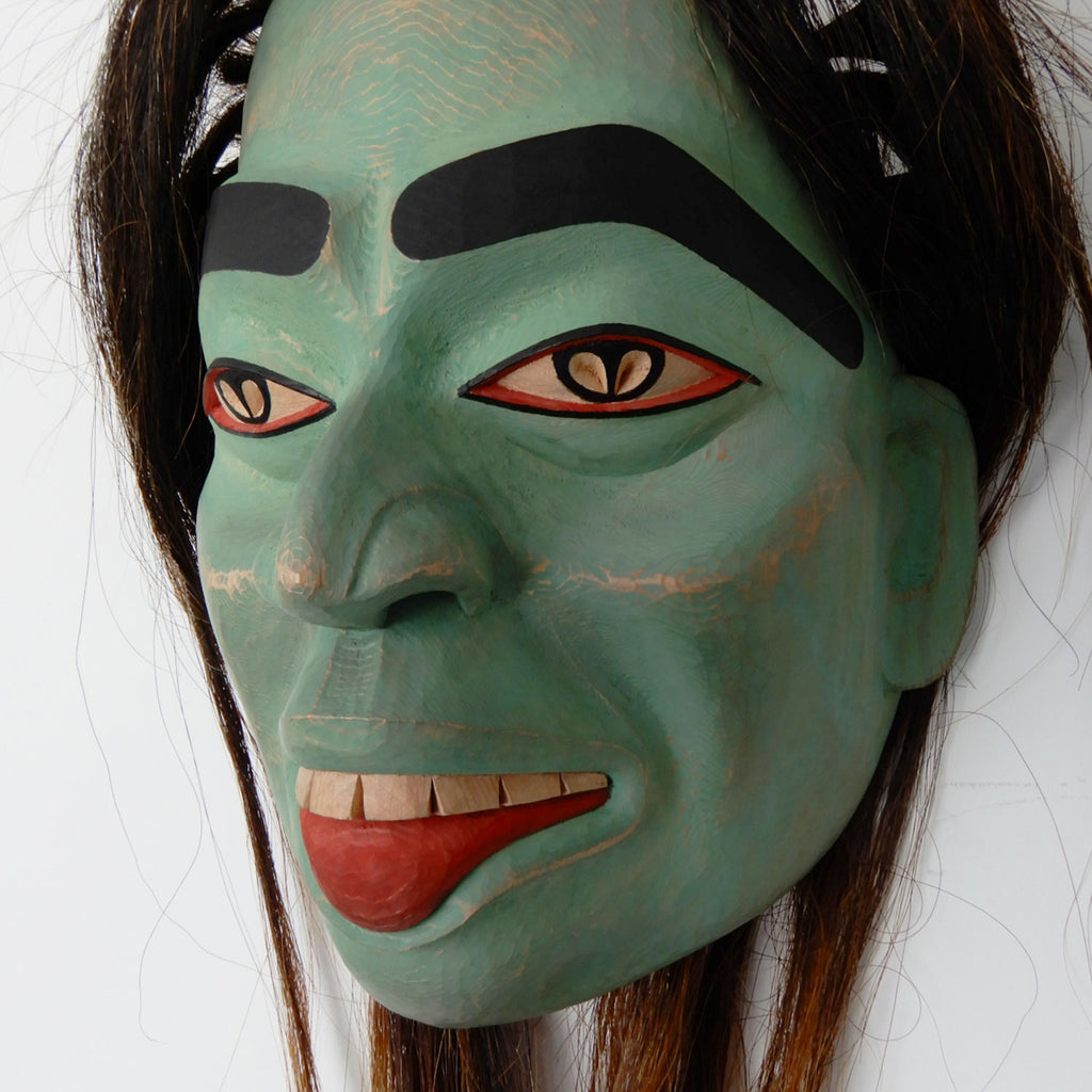 Otter Woman Mask – Spirits of the West Coast Art Gallery Inc