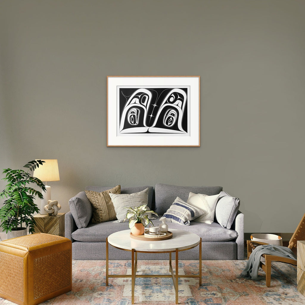 Two Finned Killer Whale Limited Edition Print by Haida artist Cori ...