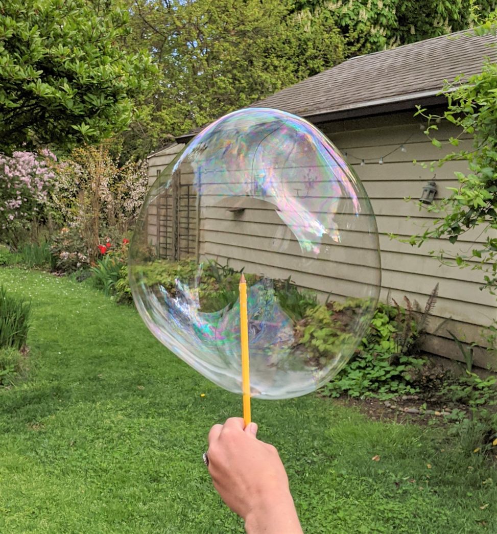 big bubble and pencil | Yellow Scope
