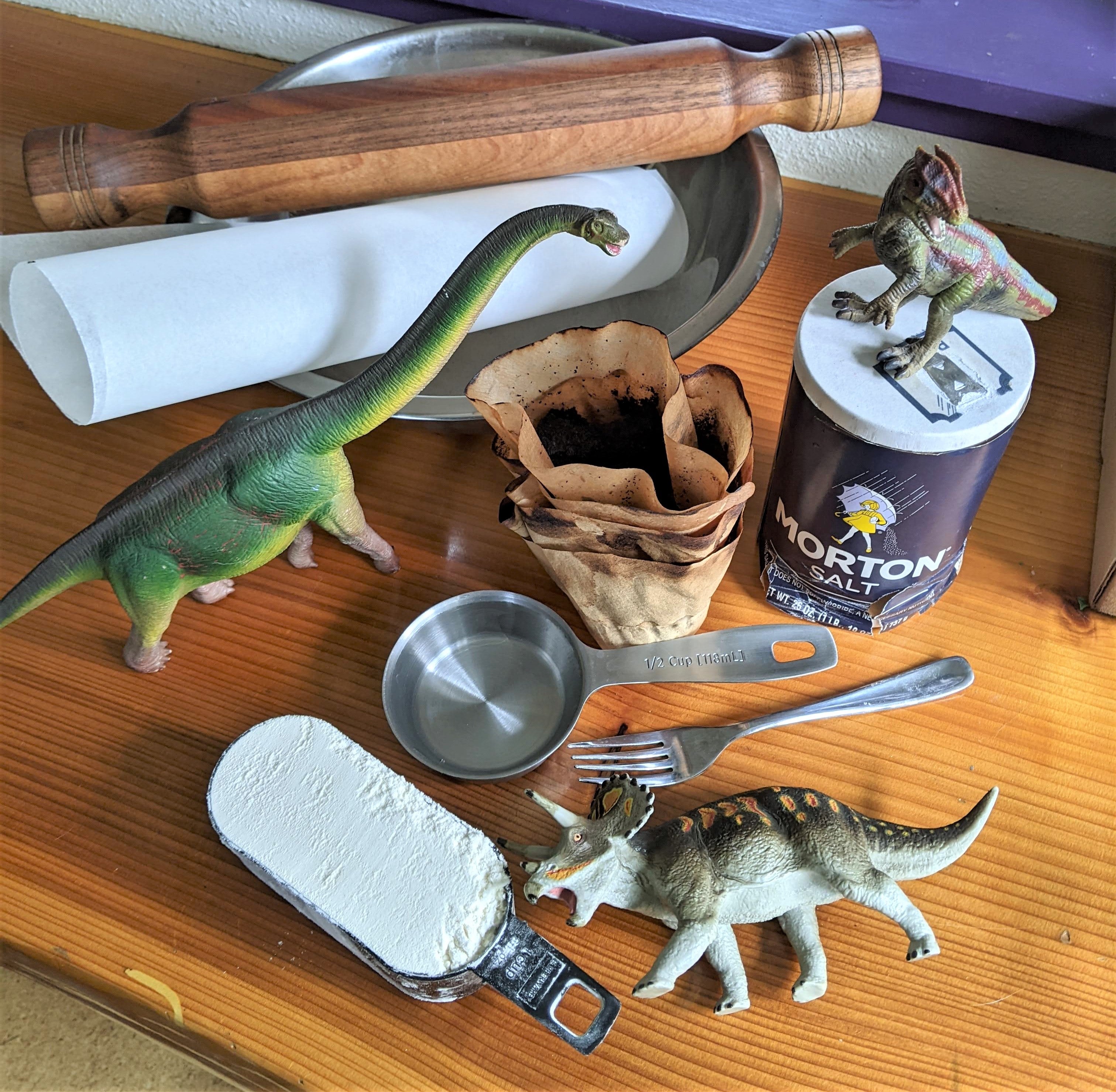 dinosaur footpring supplies | Yellow Scope