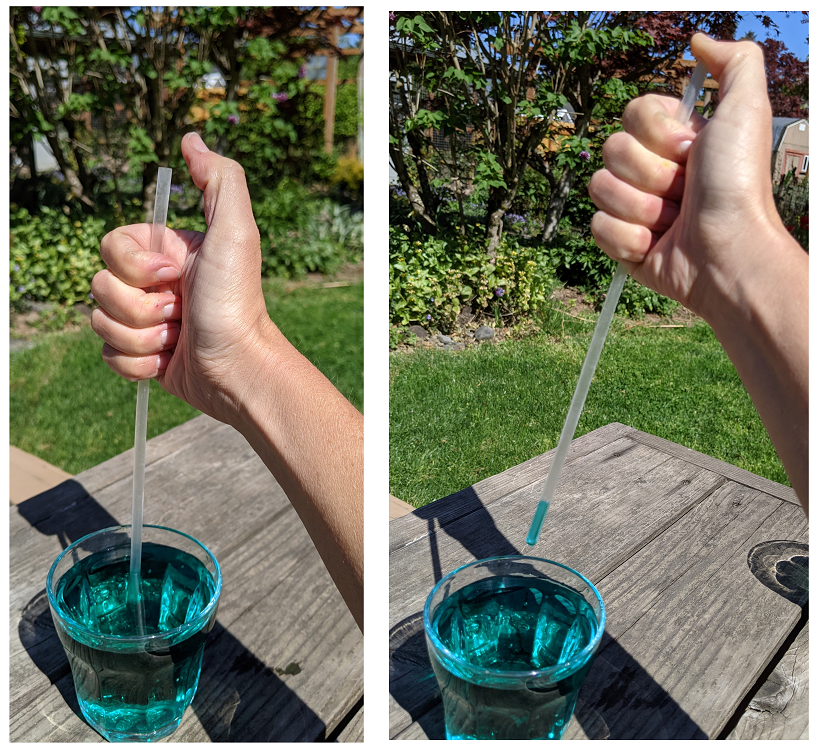 rainbow straw thumb | Yellow Scope