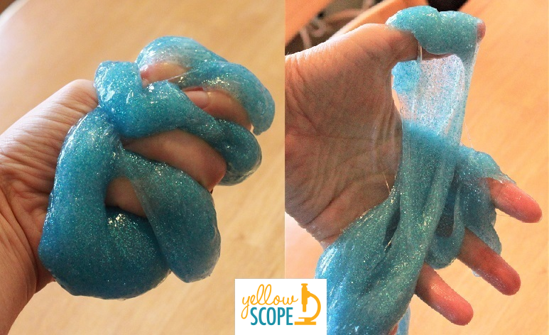 How To Make Clear Slime With Glitter - Little Bins for Little Hands