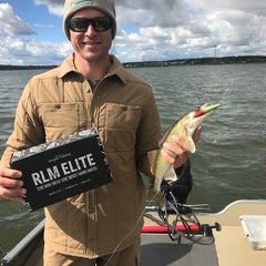 Walleye Fishing on a cloudy day