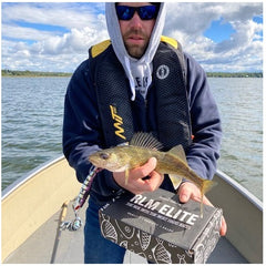 Walleye Fishing in sunny conditions