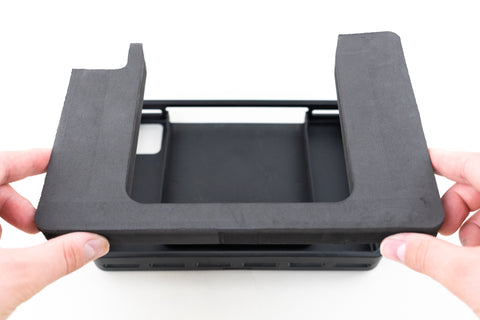 Install IceCase foam into IceCase iPad Cooling Case 