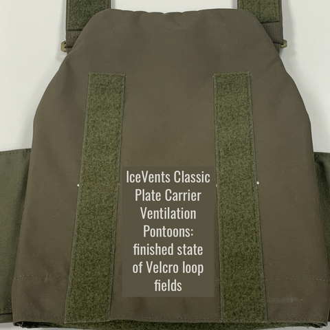 IceVents Classic Plate Carrier Ventilation Pontoons