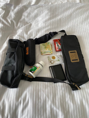 international flight carry on setup