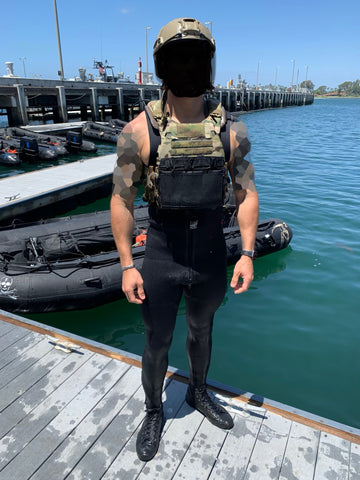 IcePlate EXO (ICE) ultralight ventilated special operations forces plate carrier in use with West Coast US Navy SEALs 