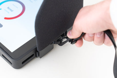 Attach SwiftClip Straps to Strap Loops on IceCase iPad Cooling Case