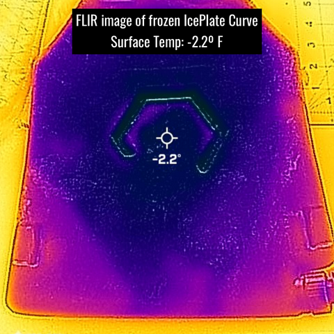 IcePlate Curve est l'outil de refroidissement et d'hydratation du support de plaque le plus puissant au monde utilisé par Chick-fil-A, Dutch Bros Coffee, Raising Cane's, Military, Law Enforcement, Crossfit