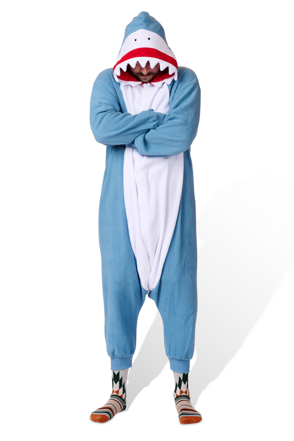 Shark Kigurumi Adult Animal Onesie Costume Pajama By