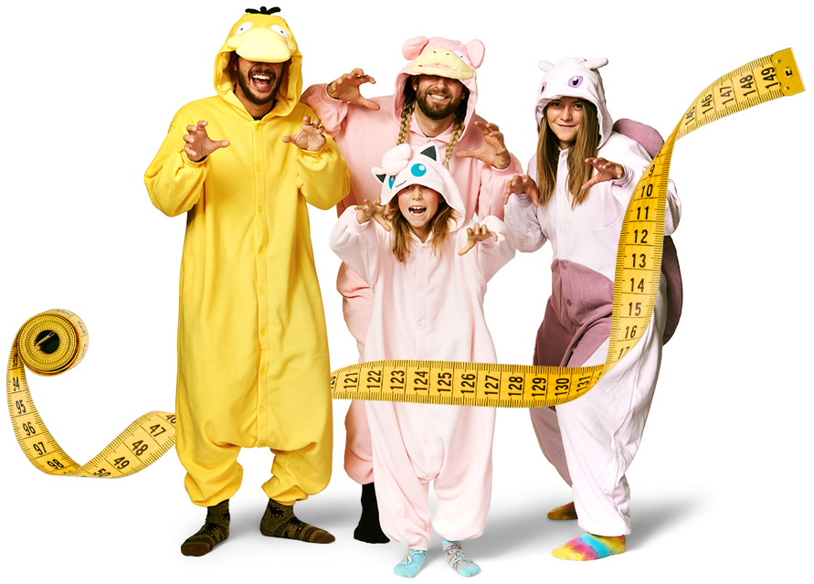 Kigurumi Sizing 