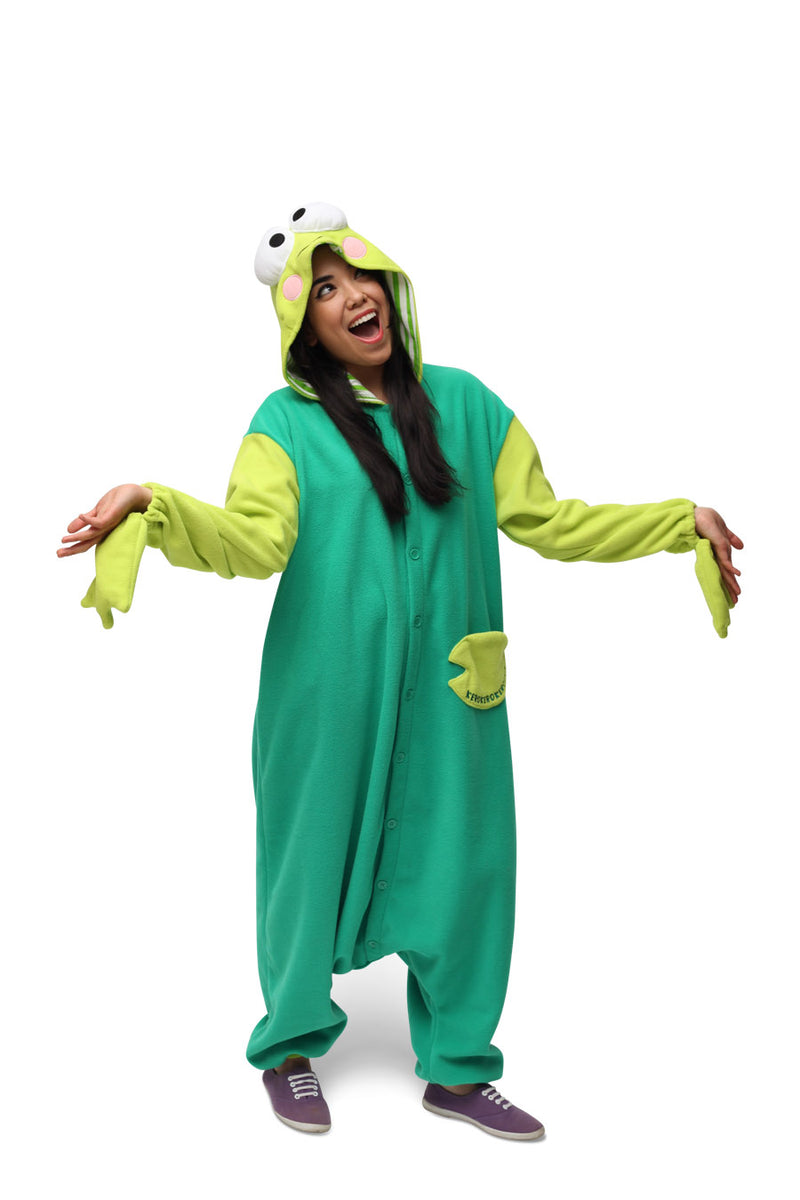 Keroppi Kigurumi Adult Character Onesie Costume Pajama By Sazac 3417