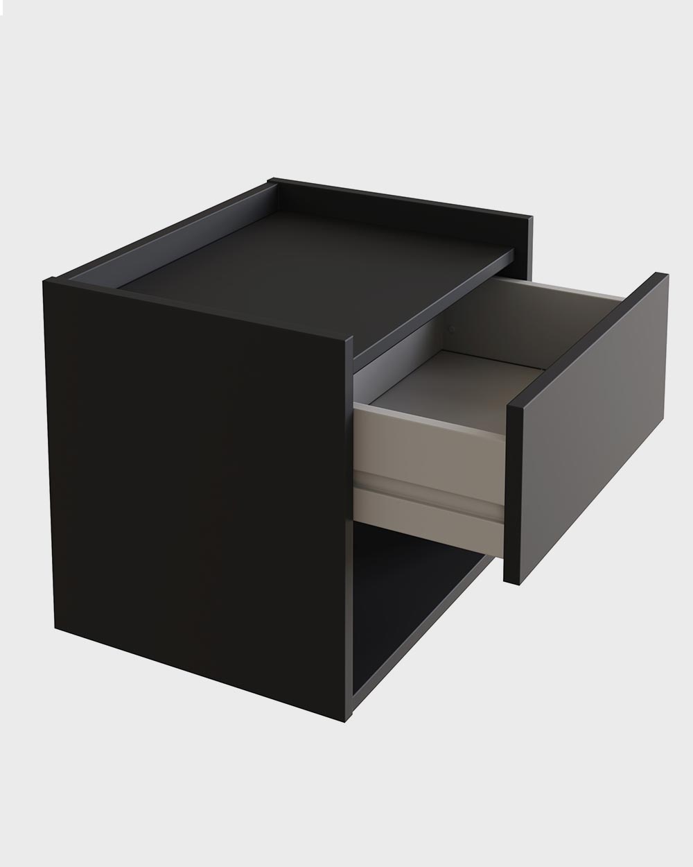 43142 wall mounted bedside table side