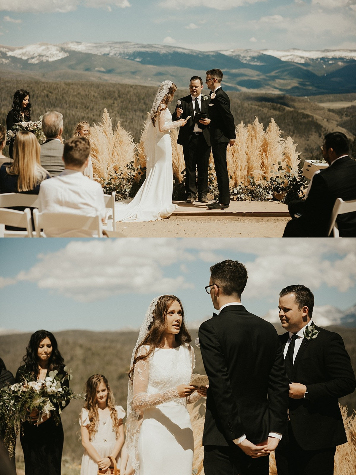 boho mountain wedding in colorado