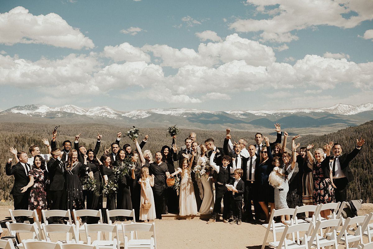 boho mountain wedding in colorado