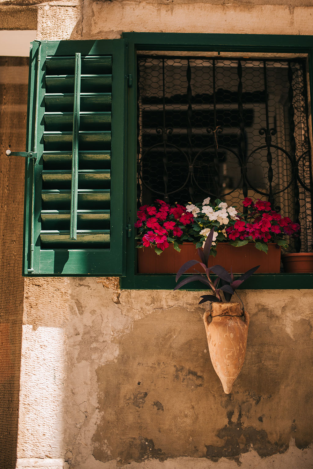 Green window from Croatia