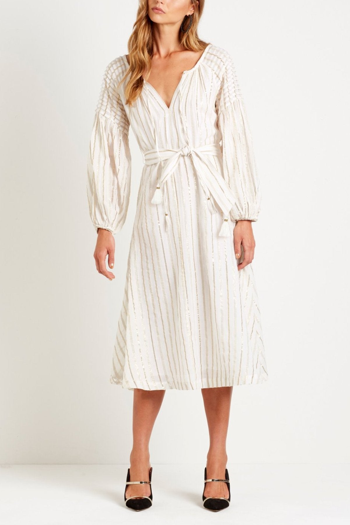 steele bellflower smock dress