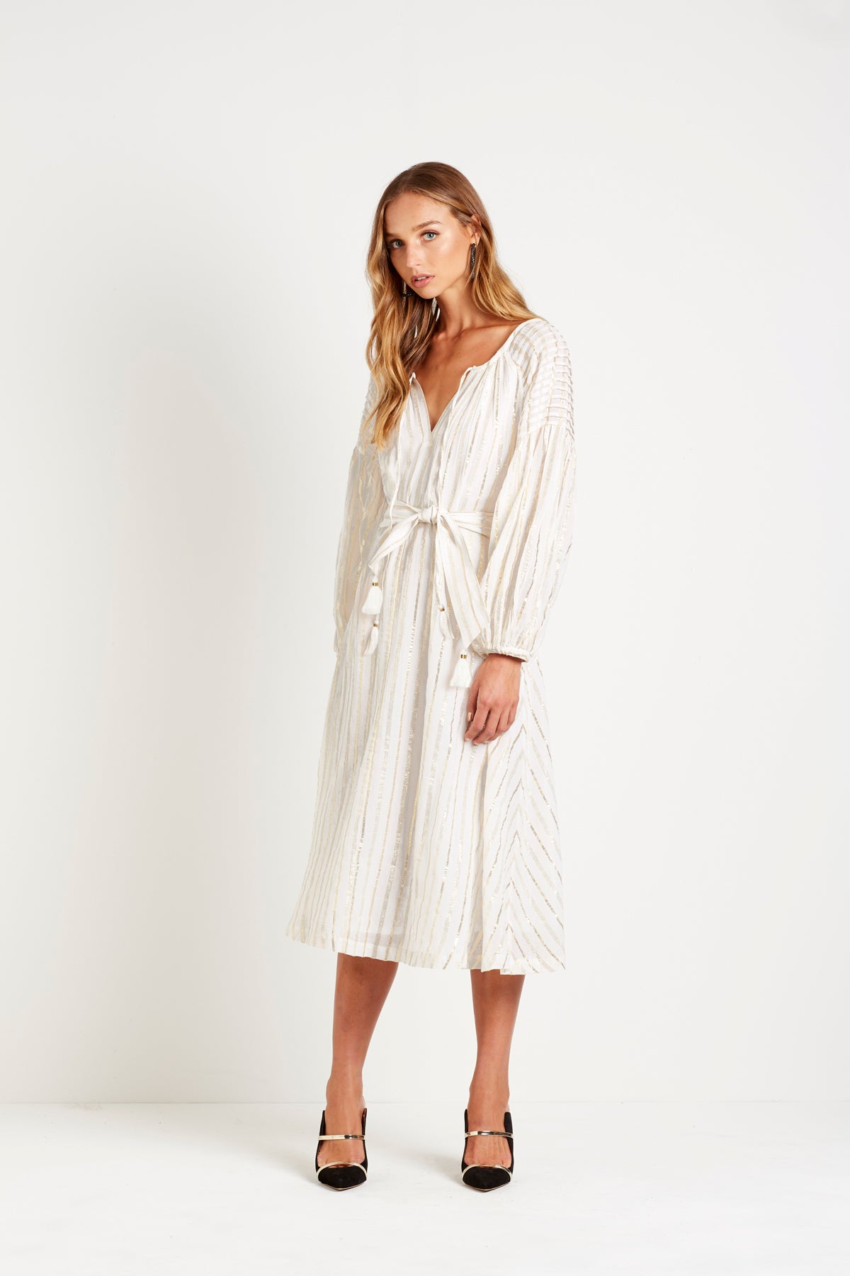 steele bellflower smock dress