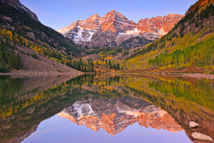 maroon bells canvas