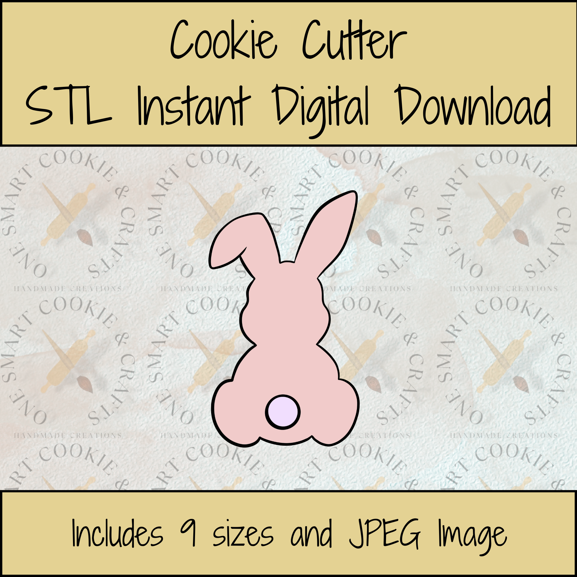 Bunny Cookie Cutter STL File