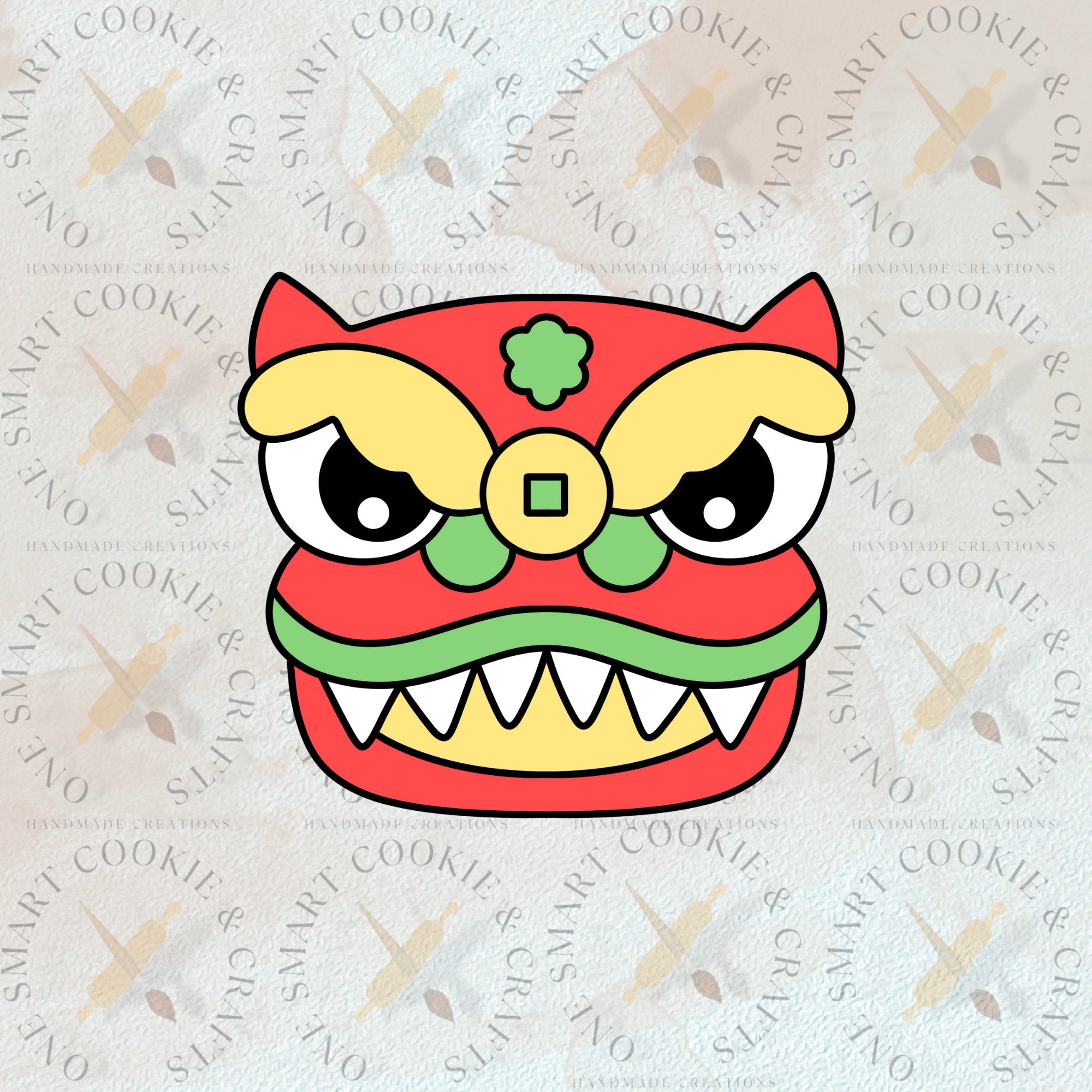 New Years Dragon Cookie Cutter