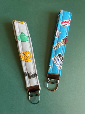 Dunder Mifflin Wristlet Keychain - Pages and Paws - Dunder Mifflin Travel Mug