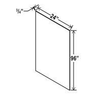 Expresso Shaker / 24"W x 96"H X 3/4"D
