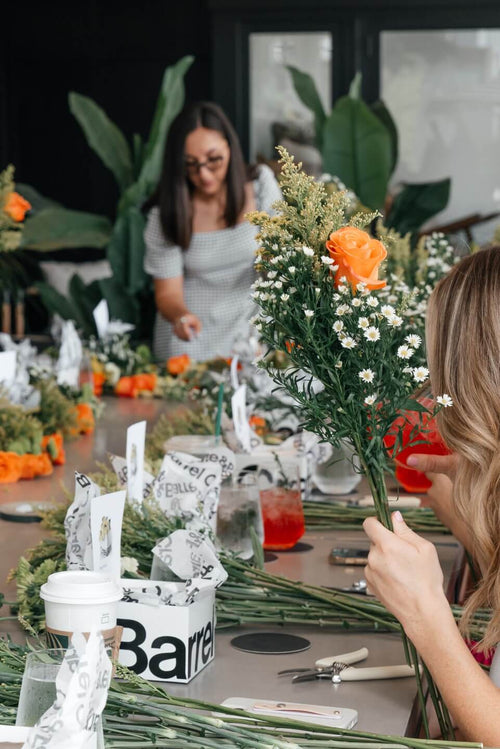 Join us for our themed workshops where we invite you to delve into the world of floral design.