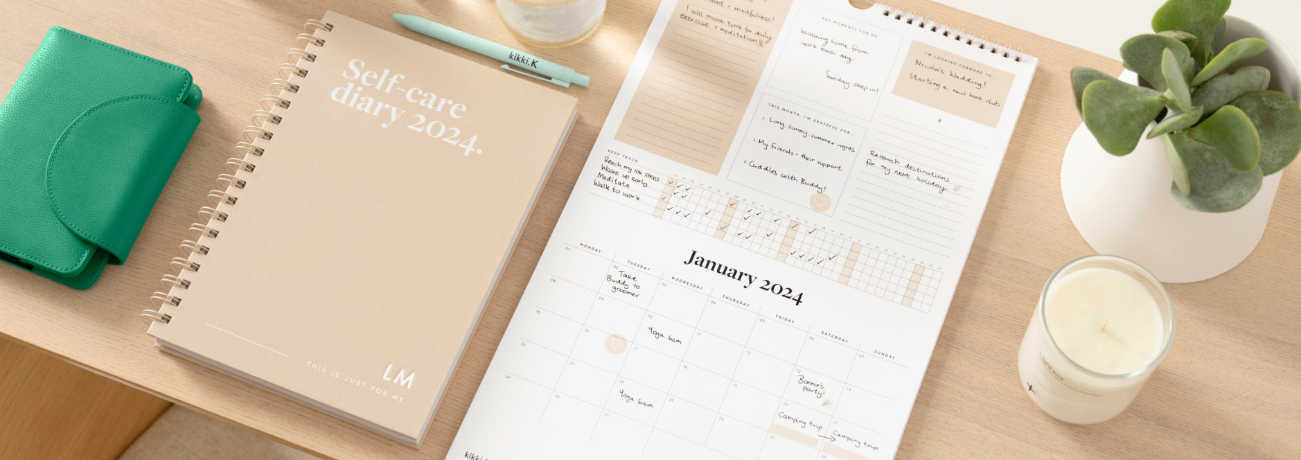 2024 Diaries & Calendars, kikki.K